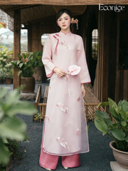 Set áo dài cách tân nữ Econice Kim Hoa