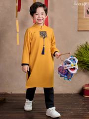 Áo dài cách tân bé trai Kim Lân