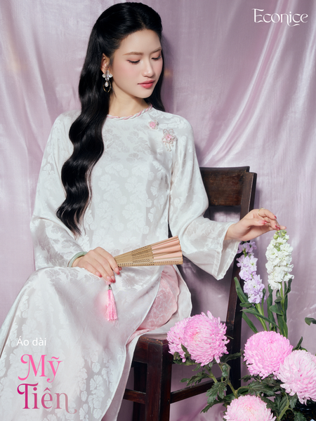 Set áo dài cách tân nữ Econice Mỹ Tiên