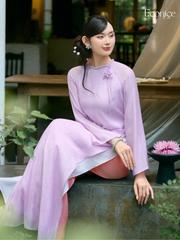 Set áo dài cách tân nữ Econice Uyển Hương