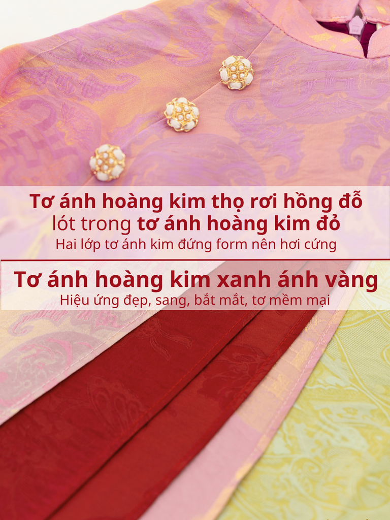 Set áo dài cách tân nữ Econice Phượng Bích