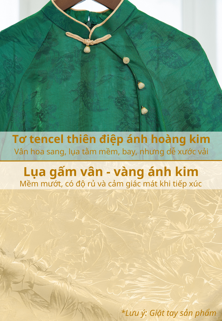 Set áo dài cách tân nữ Econice Mộc Thanh
