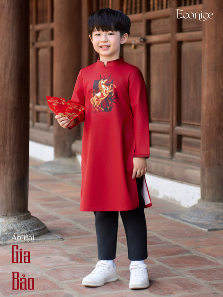 Áo dài cách tân bé trai Econice Gia Bảo