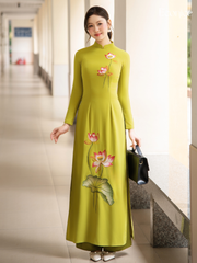Set áo dài nữ truyền thống Econice Thanh Huyền