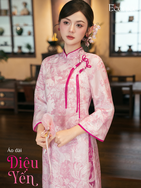 Set áo dài cách tân nữ Econice Diệu Yến