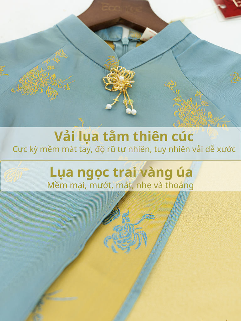 Set áo dài cách tân nữ Econice Dương Khuê