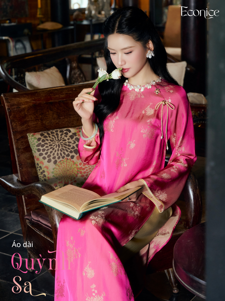 Set áo dài cách tân nữ Econice Quỳnh Sa