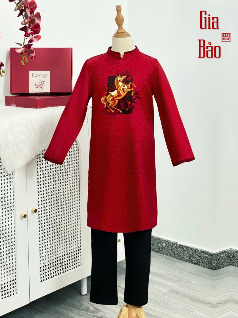 Áo dài cách tân bé trai Econice Gia Bảo