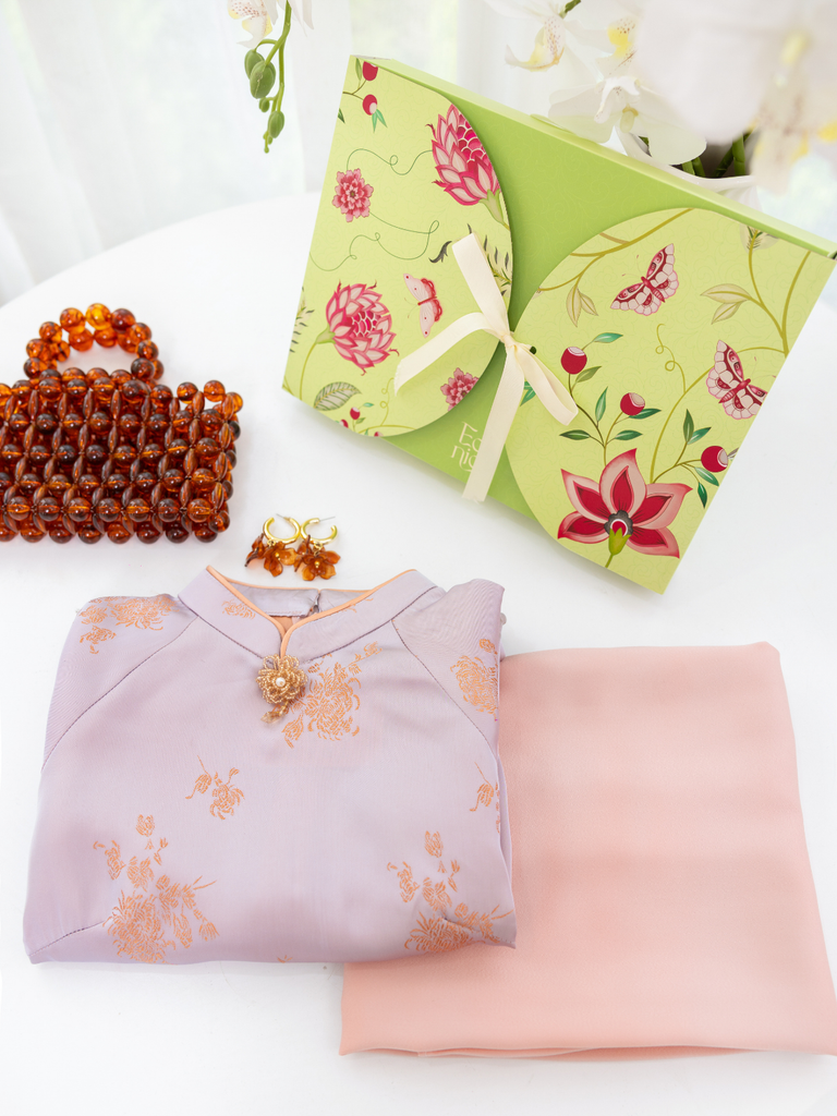 Set áo dài cách tân nữ Econice Nguyệt Thư