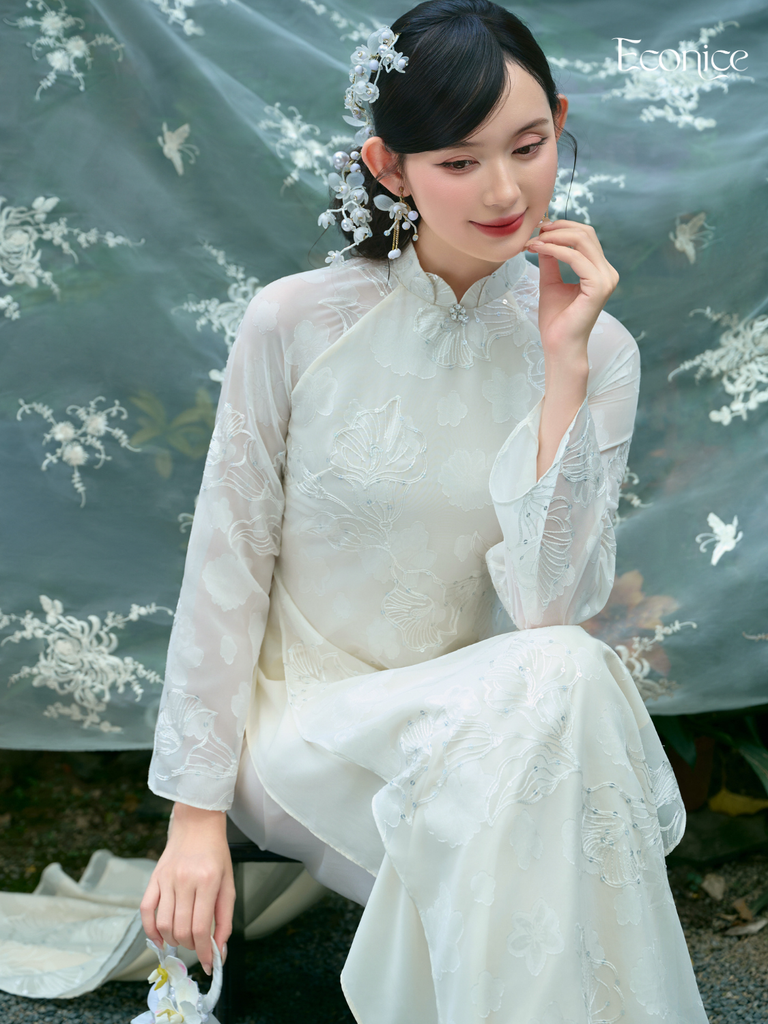 Set áo dài cách tân nữ Econice Thanh Liên