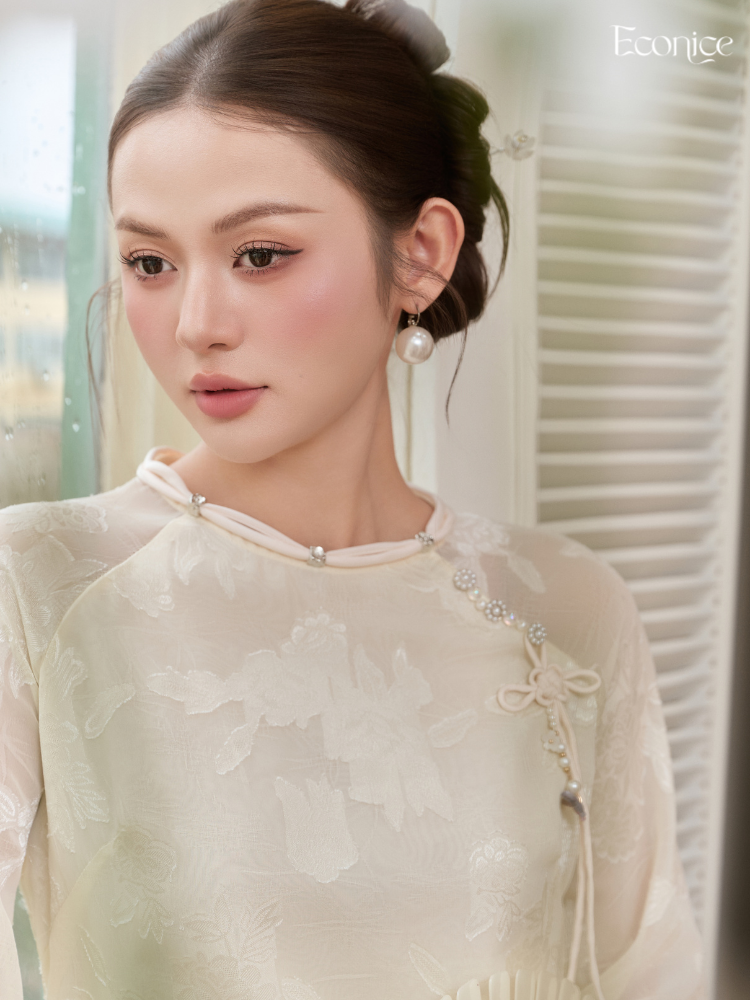 Set áo dài cách tân nữ Econice Ngọc Diệp