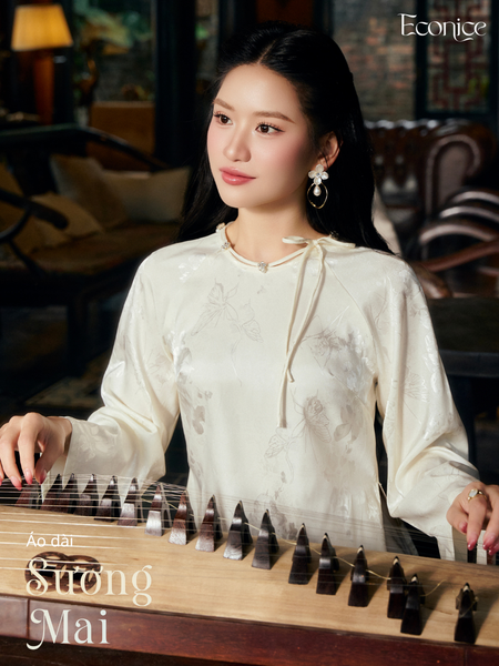 Set áo dài cách tân nữ Econice Sương Mai