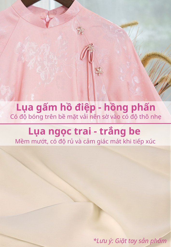 Set áo dài cách tân nữ Econice Quỳnh Hương