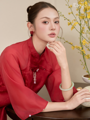 Set áo dài cách tân nữ Econice Uyển Nhi