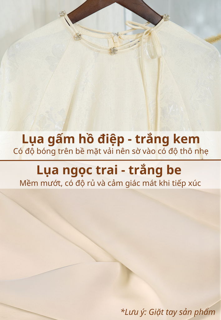 Set áo dài cách tân nữ Econice Sương Mai
