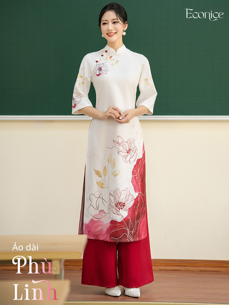 Set áo dài cách tân nữ Econice Phù Linh