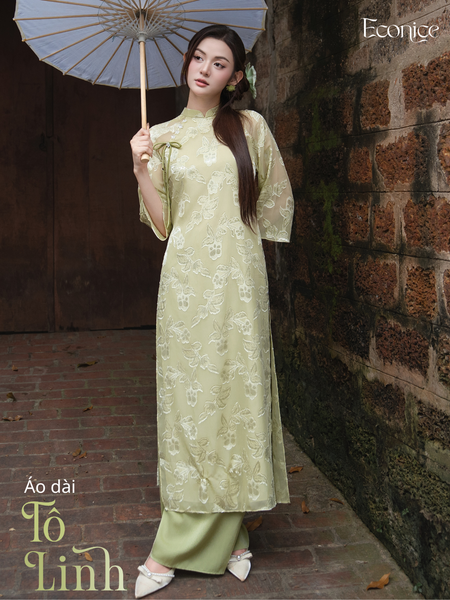 Set áo dài cách tân nữ Econice Tô Linh