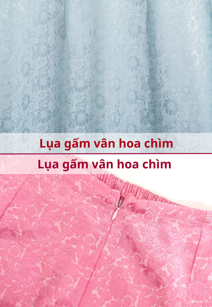 Set áo dài nữ truyền thống Econice Yến Anh