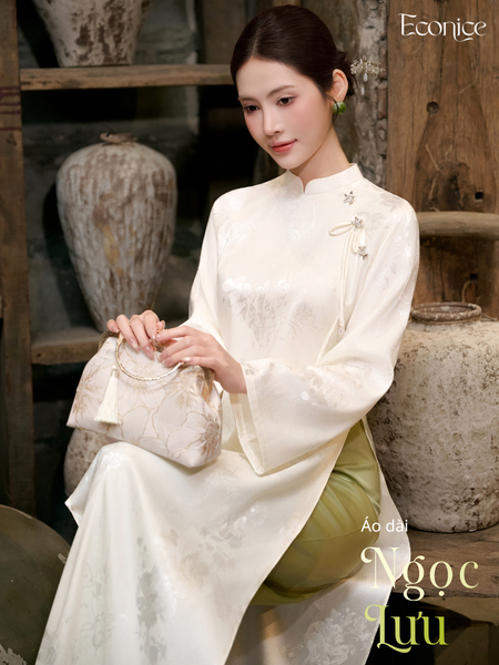 Set áo dài cách tân nữ Econice Ngọc Lưu