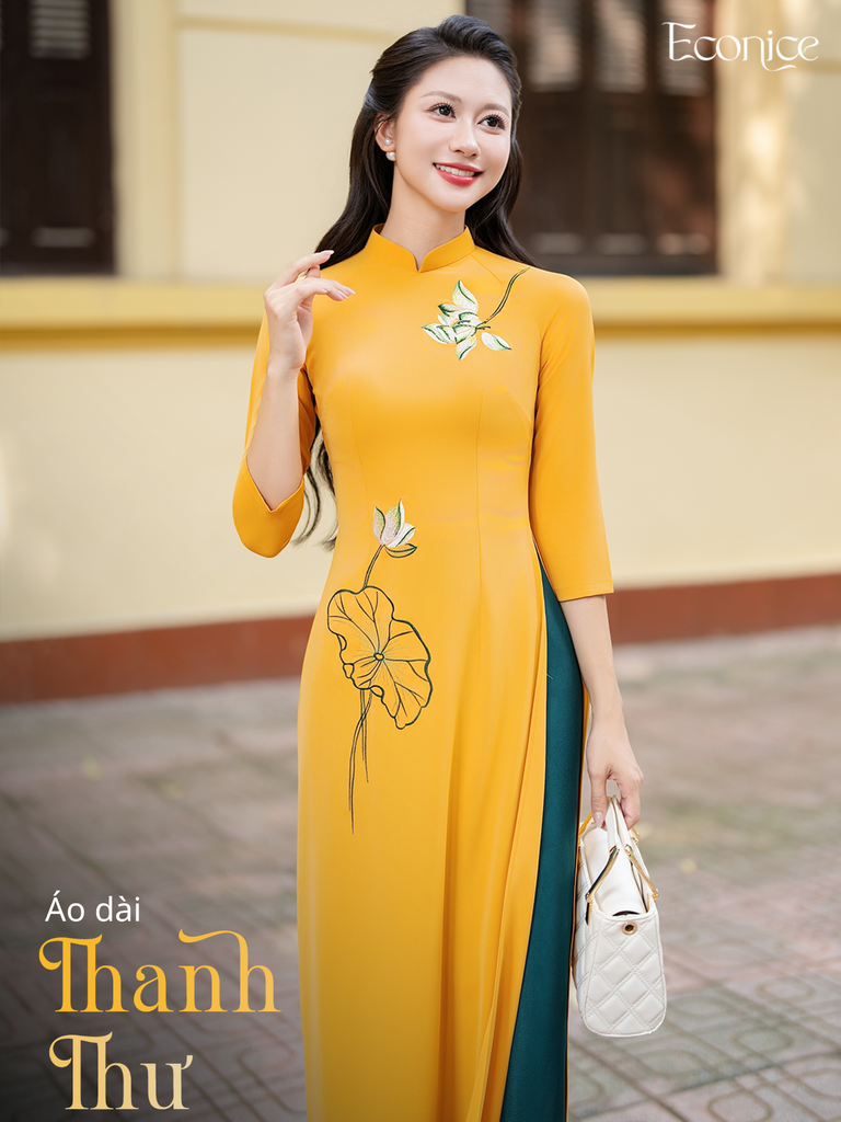 Set áo dài nữ truyền thống Thanh Thư
