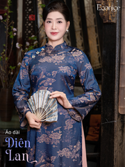 Set áo dài cách tân nữ Econice Diên Lan