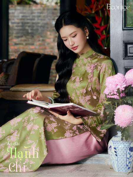 Set áo dài cách tân nữ Econice Hạnh Chi