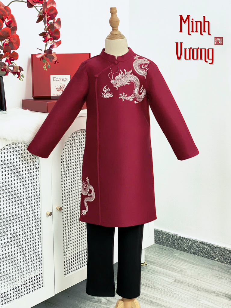 Áo dài cách tân bé trai Econice Minh Vương