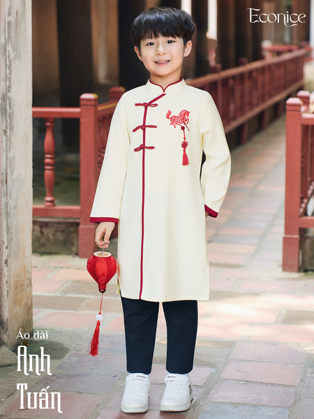 Áo dài cách tân bé trai Econice Anh Tuấn
