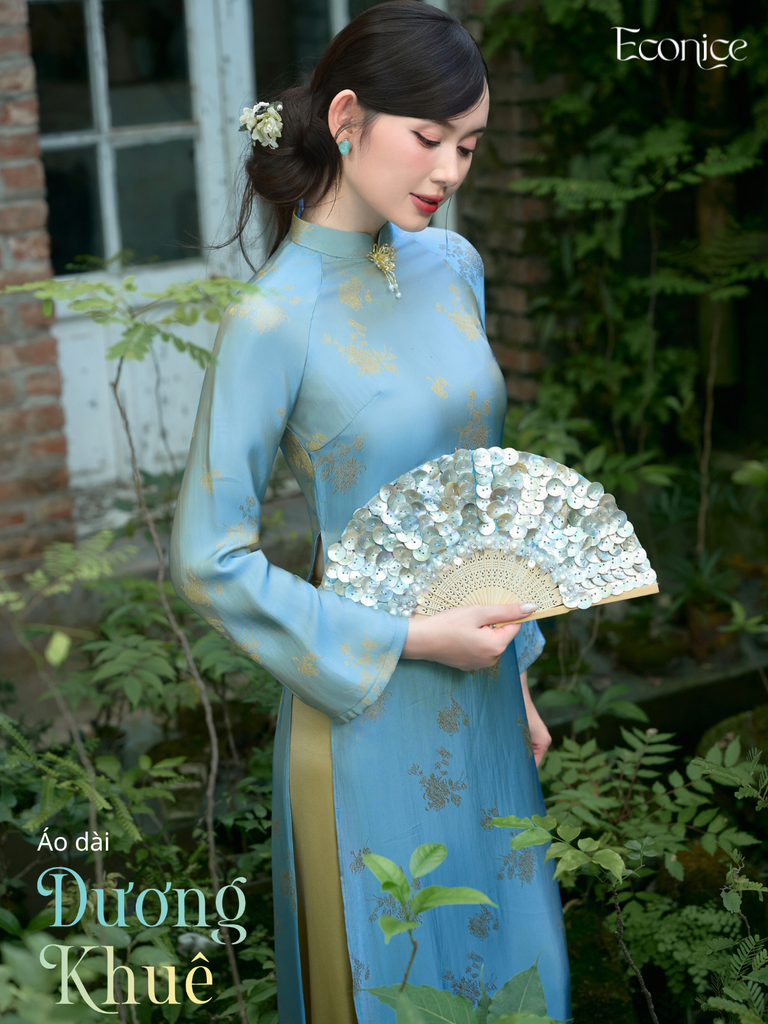 Set áo dài cách tân nữ Econice Dương Khuê