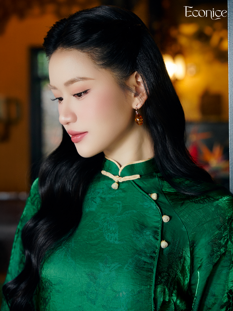 Set áo dài cách tân nữ Econice Mộc Thanh