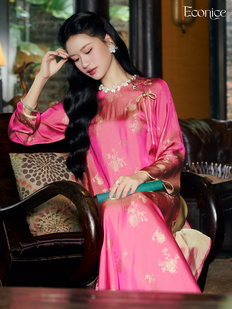 Set áo dài cách tân nữ Econice Quỳnh Sa