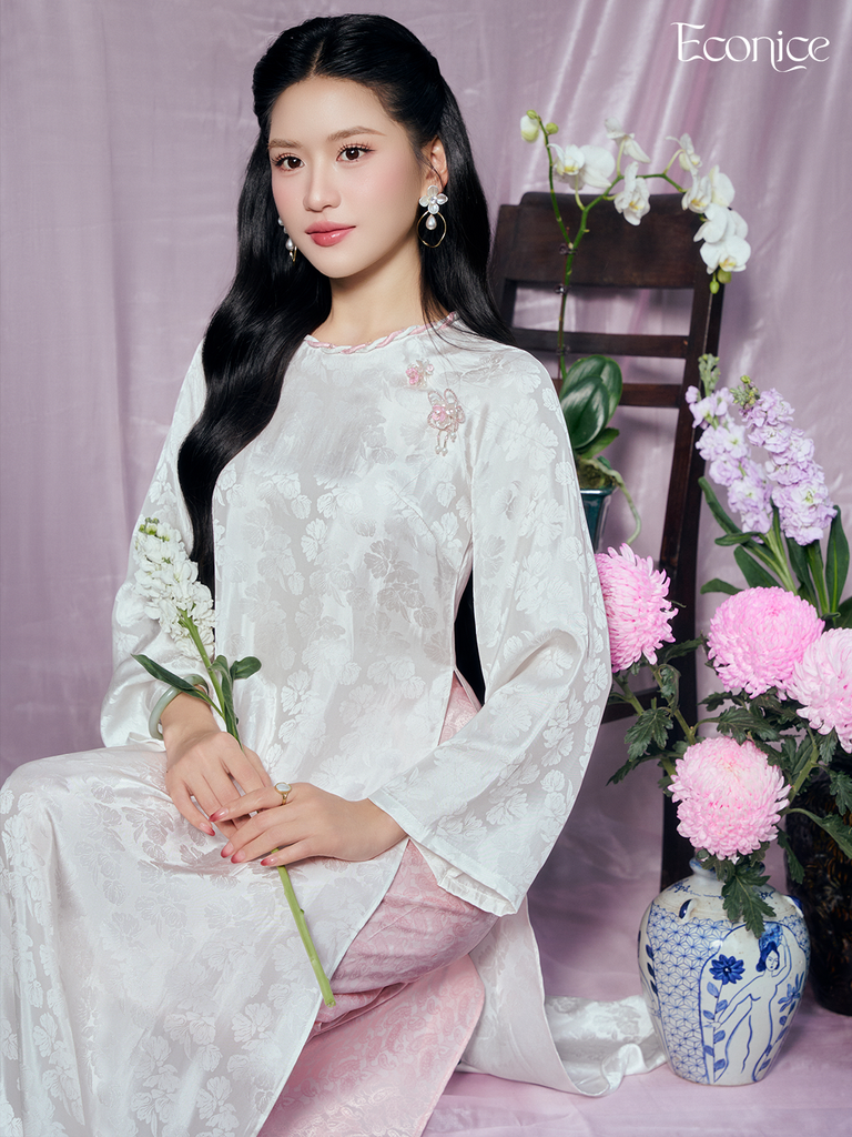 Set áo dài cách tân nữ Econice Mỹ Tiên