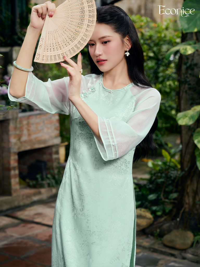 Set áo dài cách tân nữ Econice Thanh Dao