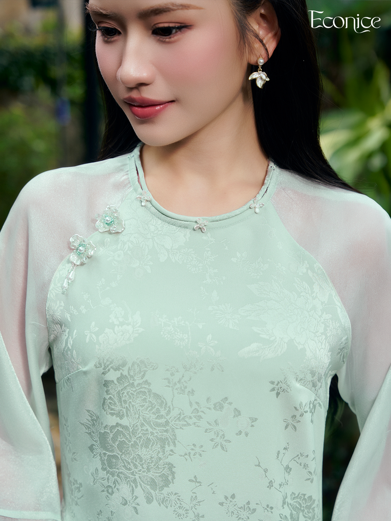 Set áo dài cách tân nữ Econice Thanh Dao