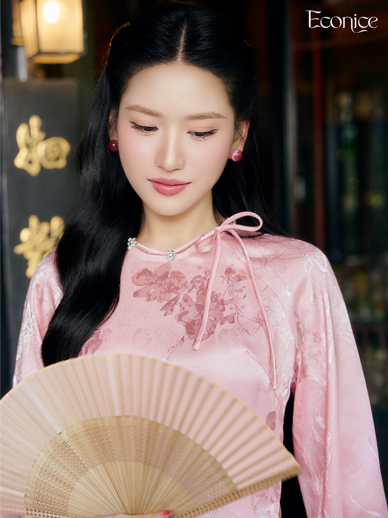 Set áo dài cách tân nữ Econice Diệu Huyền