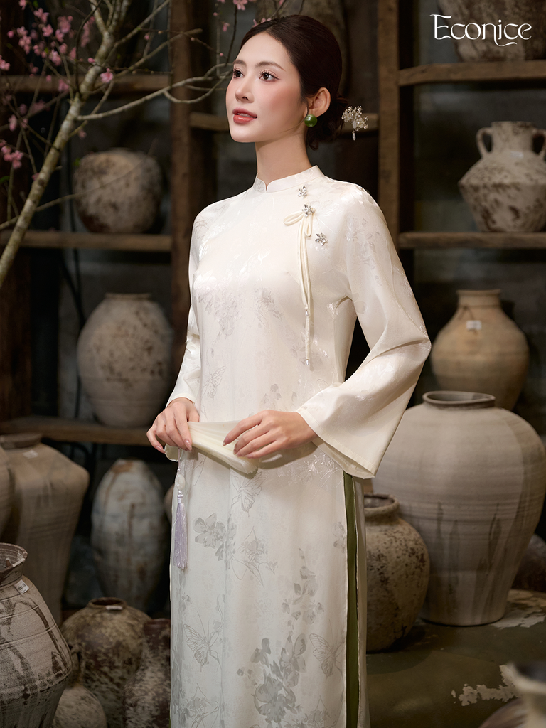 Set áo dài cách tân nữ Econice Ngọc Lưu