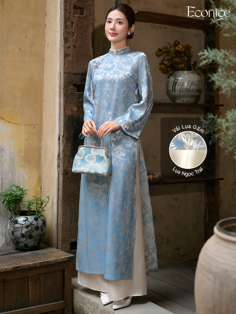 Set áo dài cách tân nữ Econice Vân Giang