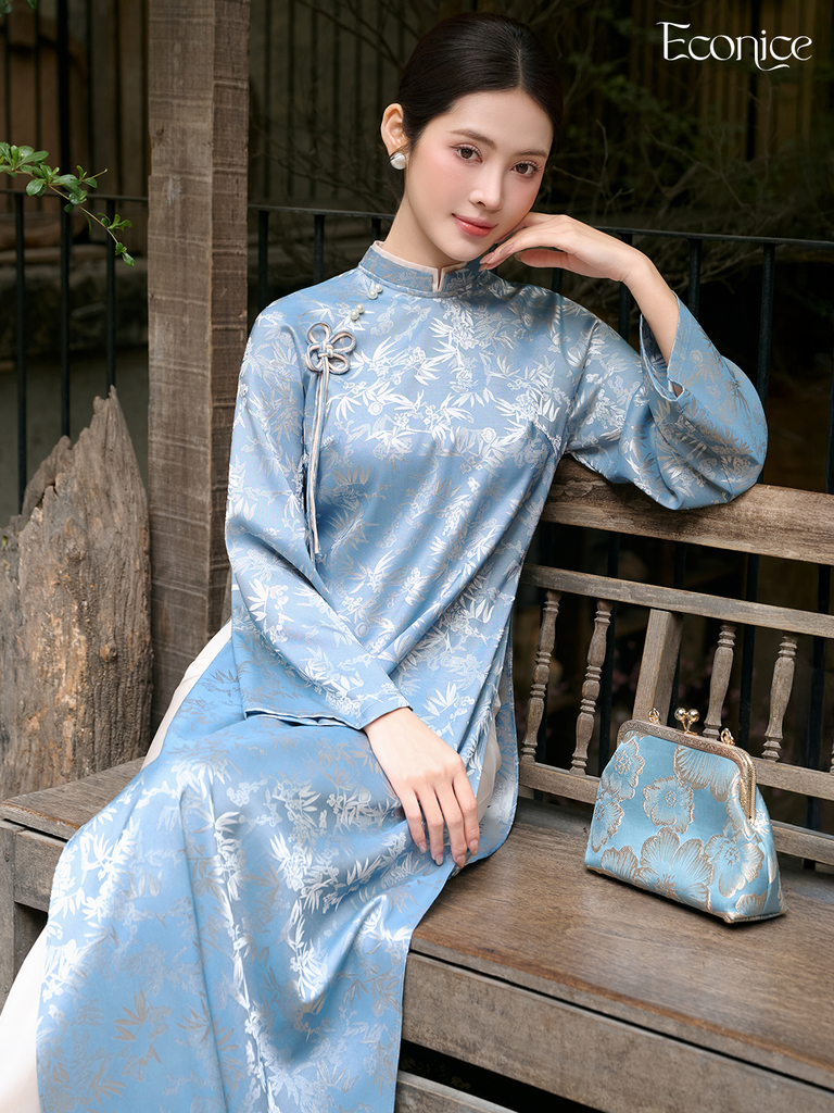 Set áo dài cách tân nữ Econice Vân Giang