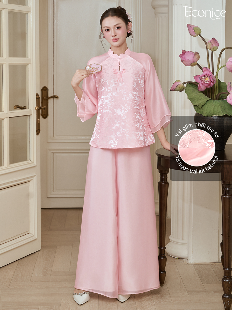 Bộ gấm tơ nữ Econice Diệu Hoa