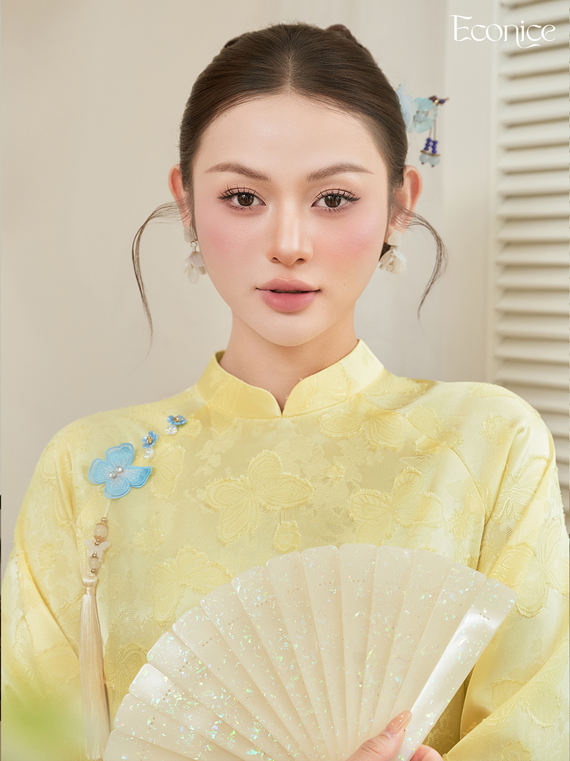 Set áo dài cách tân nữ Econice Hạ Linh
