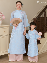 Set áo dài cách tân nữ Econice Lâm Linh