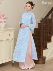 Set áo dài cách tân nữ Econice Lâm Linh