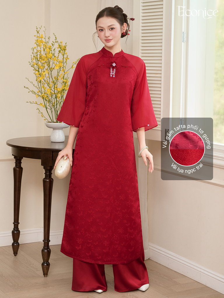 Set áo dài cách tân nữ Econice Uyển Nhi