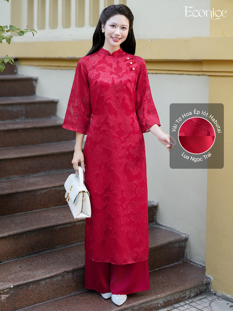 Set áo dài cách tân nữ Econice Phụng Minh