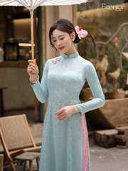 Set áo dài nữ truyền thống Econice Yến Anh