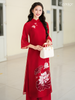 Set áo dài cách tân nữ đính kết Econice Dao Linh