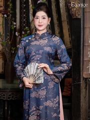 Set áo dài cách tân nữ Econice Diên Lan
