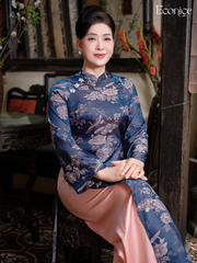 Set áo dài cách tân nữ Econice Diên Lan