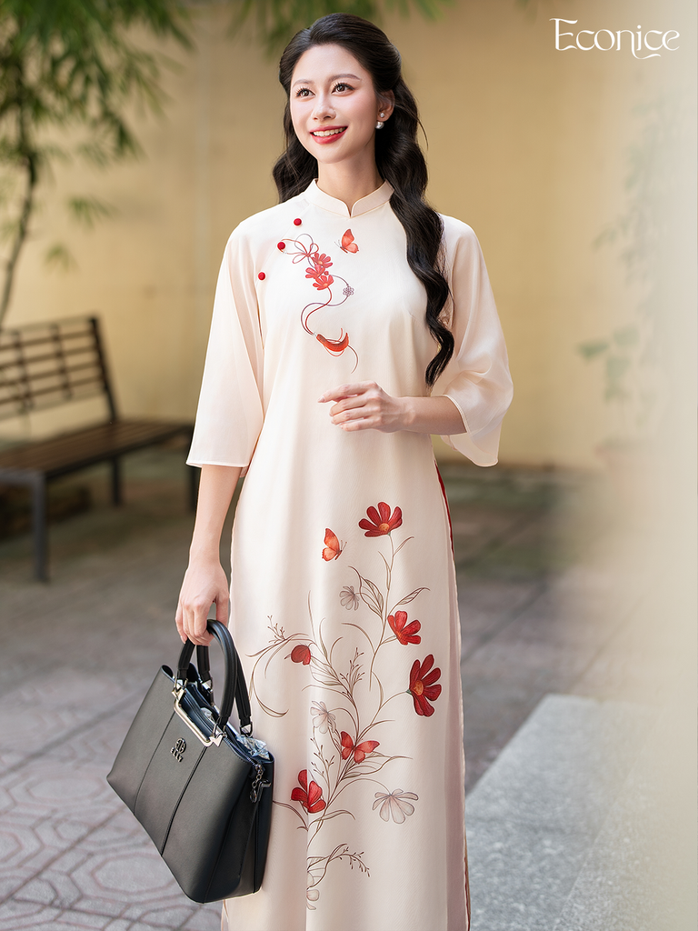 Set áo dài cách tân nữ Econice Quỳnh Dao