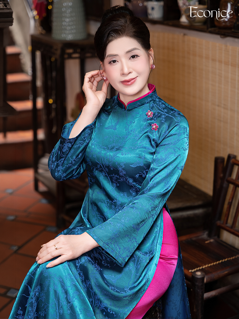 Set áo dài cách tân nữ Econice Bích Khuê